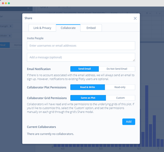 Collaborate in Chart Studio