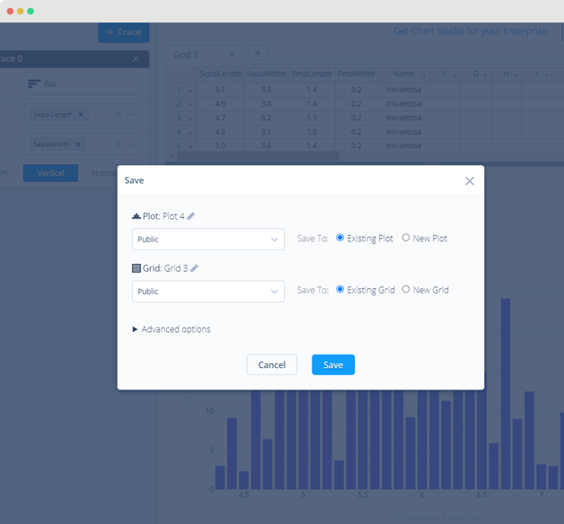 How to Save, Export, and Share in Chart Studio